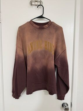 Anine Bing Women's Dip-Dye Crewneck Sweatshirt